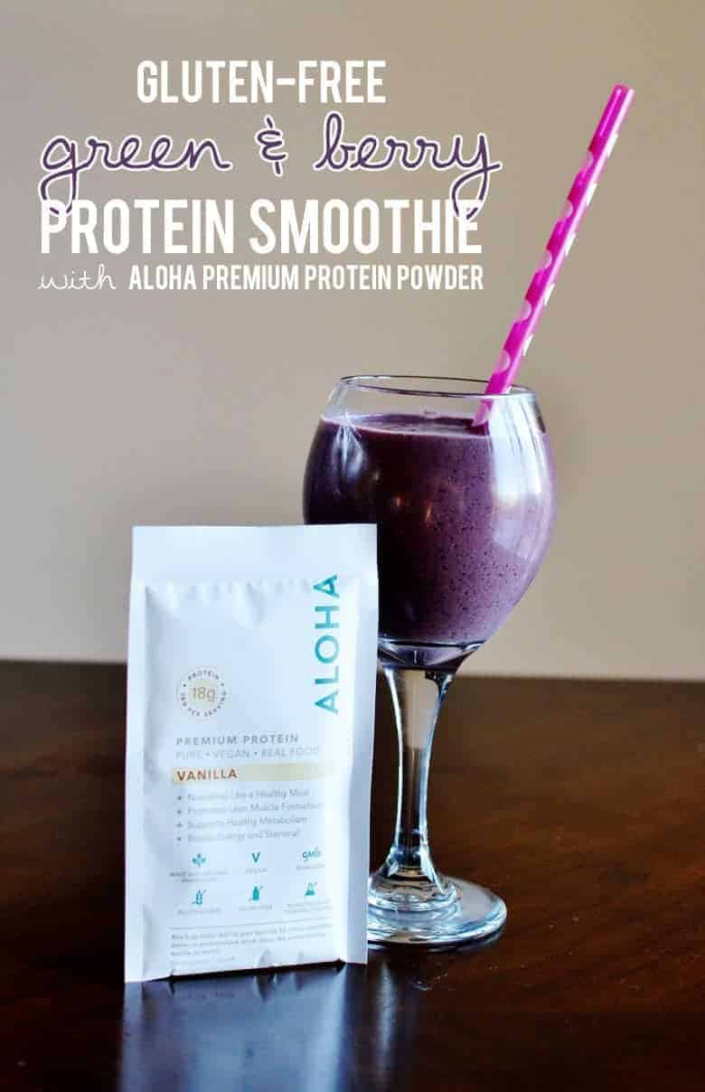 Gluten Free Green Berry Smoothie Recipe | Bre Pea