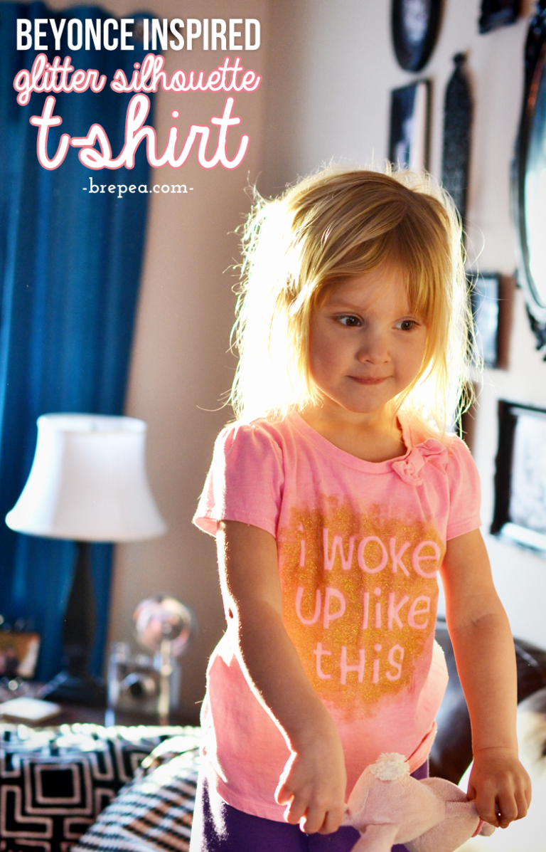 Beyonce Inspired Kids Glitter Silhouette T-Shirt