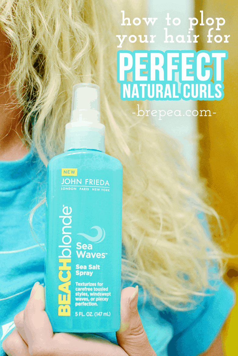 How to Plop Your Curly Hair | Bre Pea