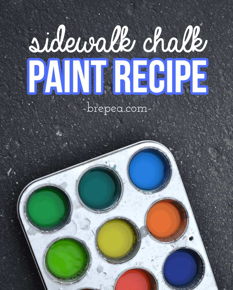 How To Make Sidewalk Chalk Paint For Kids