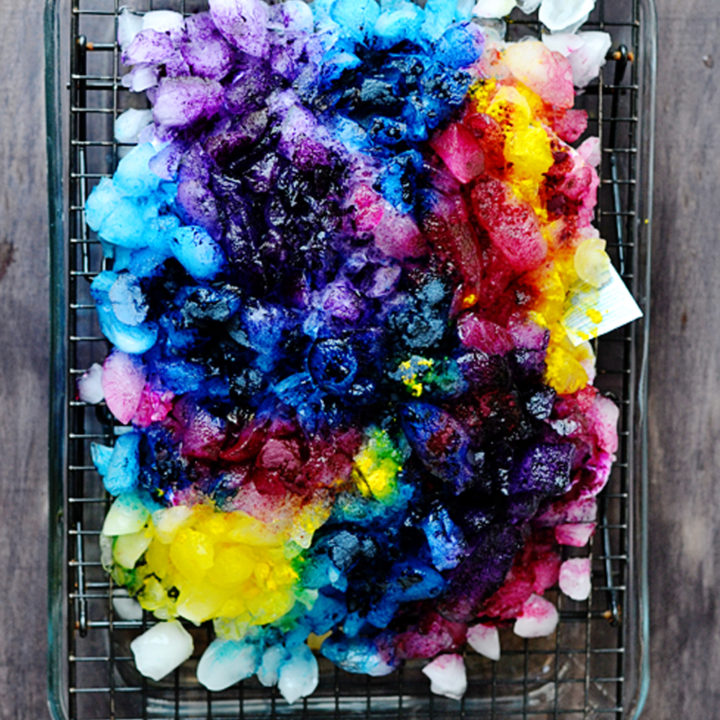 Super Easy Ice Tie Dye Technique