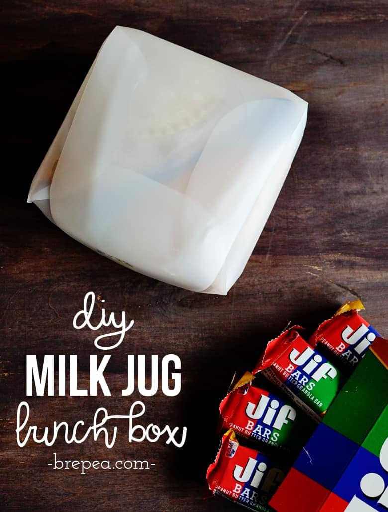 DIY: Lunchbox Container from a Milk Jug