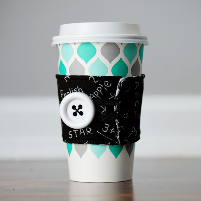 Easy DIY Reusable Coffee Cup Sleeve