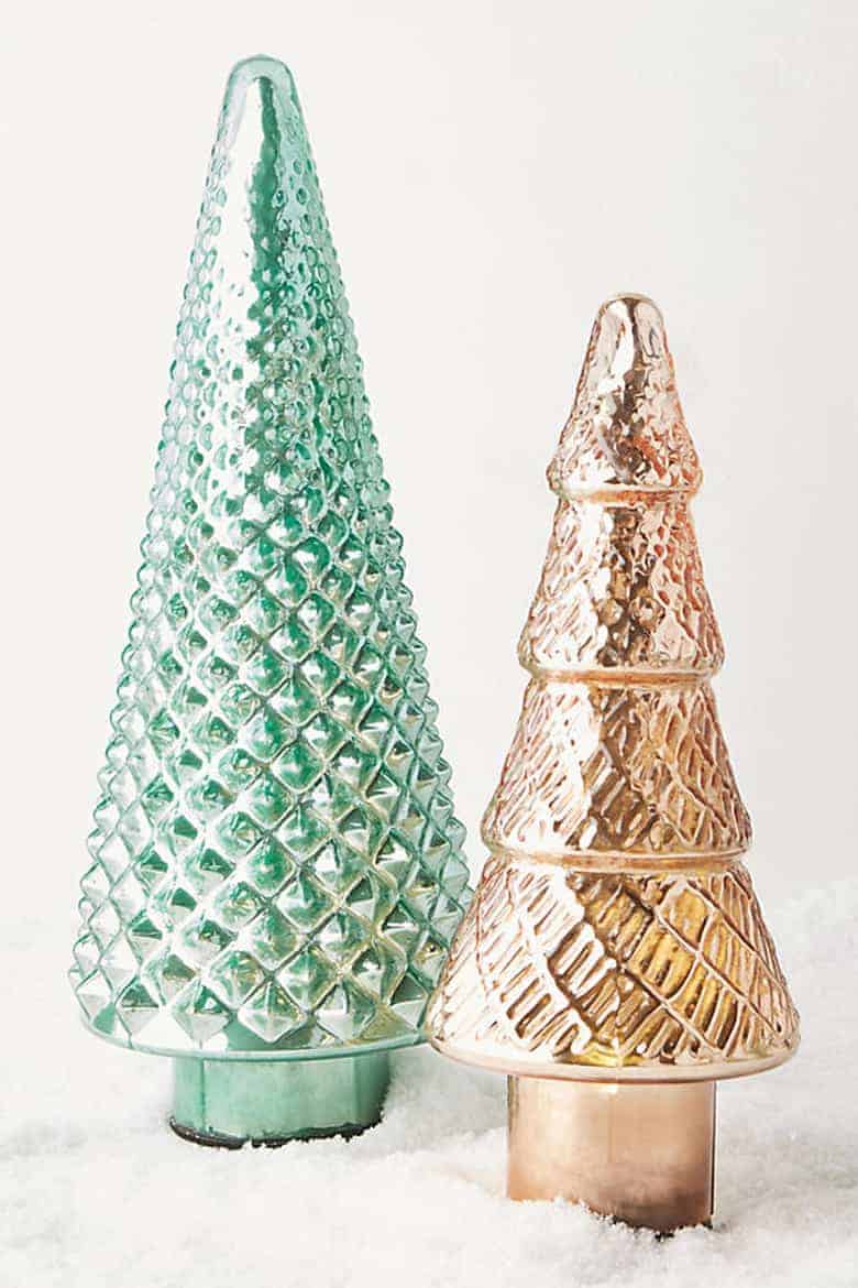 Textured Glass Christmas Tree