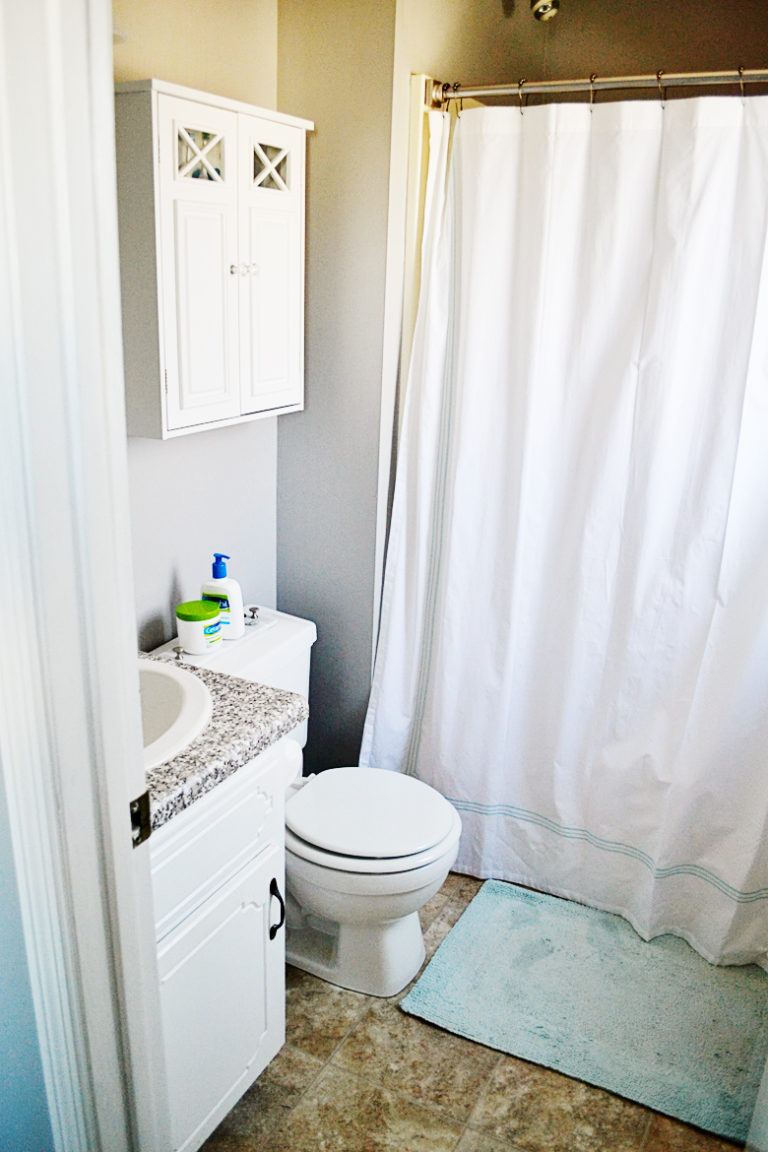 Easy DIY Marble Toilet Tank Tray for Small Bathrooms