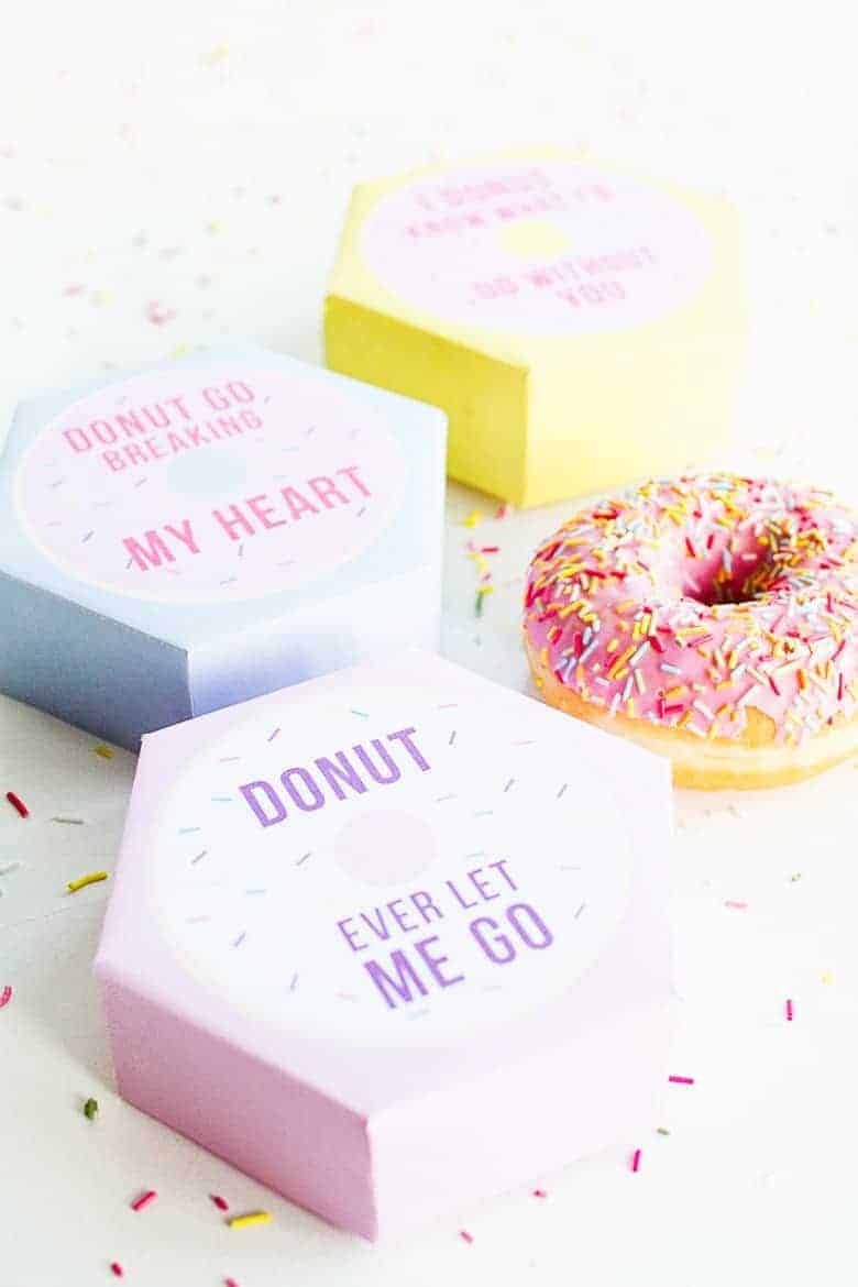 This free donut printable collection is the perfect solution for a quick DIY gift that everyone, including teachers, will love.