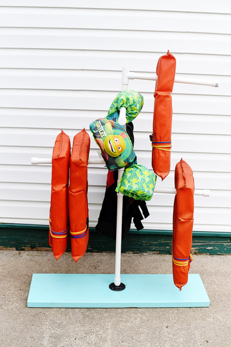 Life Jacket Organization & Drying Rack Tutorial