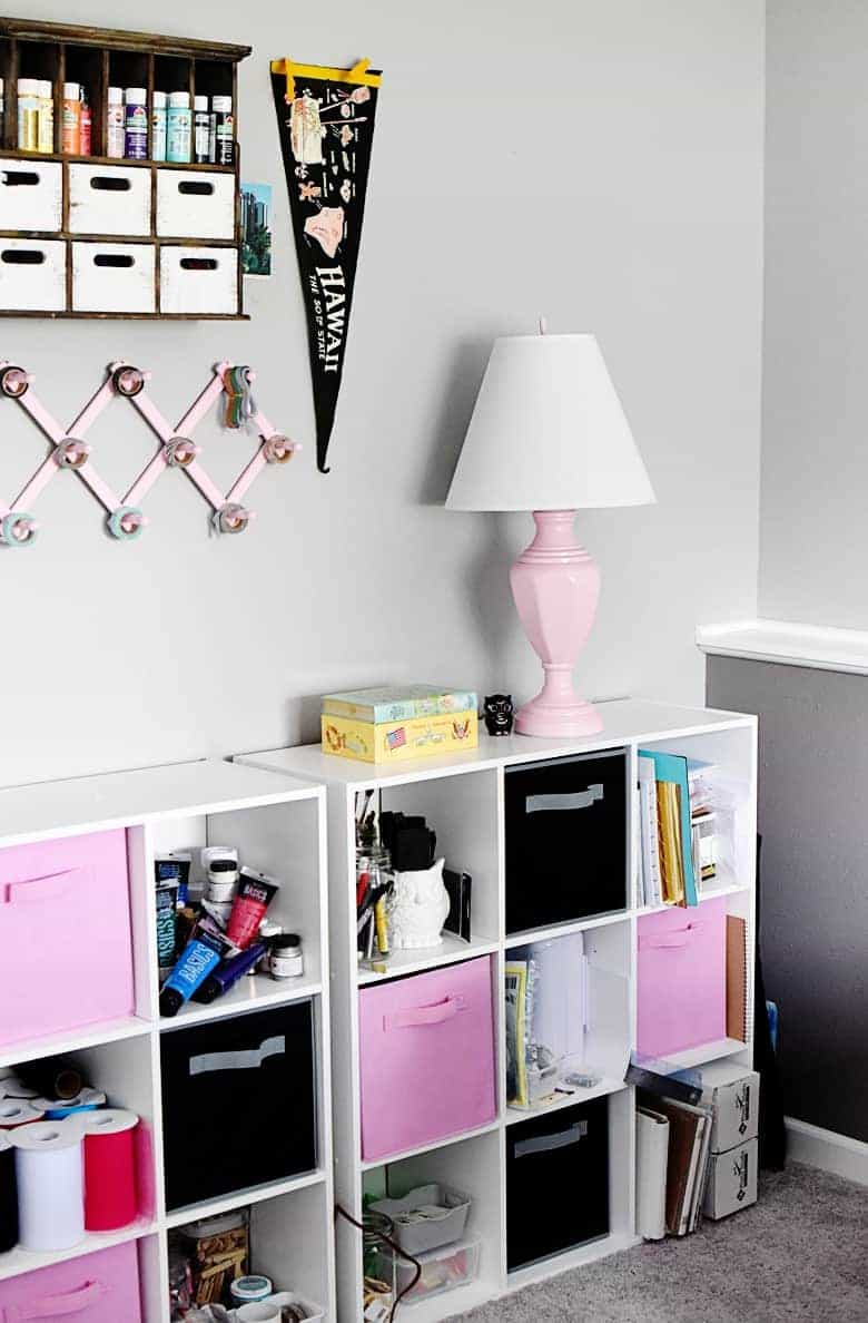 Clever Craft Storage Ideas from the Thrift Store