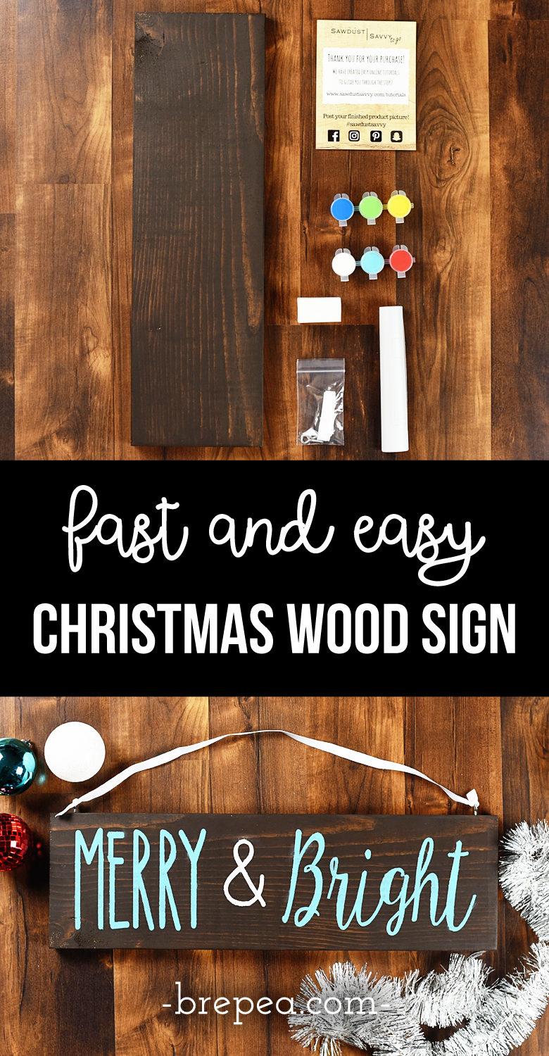 There might be a lot of Christmas wood signs DIY tutorials out there, but there are none as fast and easy as this one! This tutorial for how to make your own rustic wood sign decor for the holidays is perfect for front porches and any wall art.