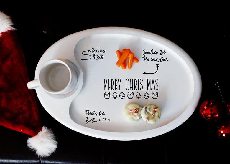 Philadelphia Eagles Cookies For Santa Plate and Mug Set