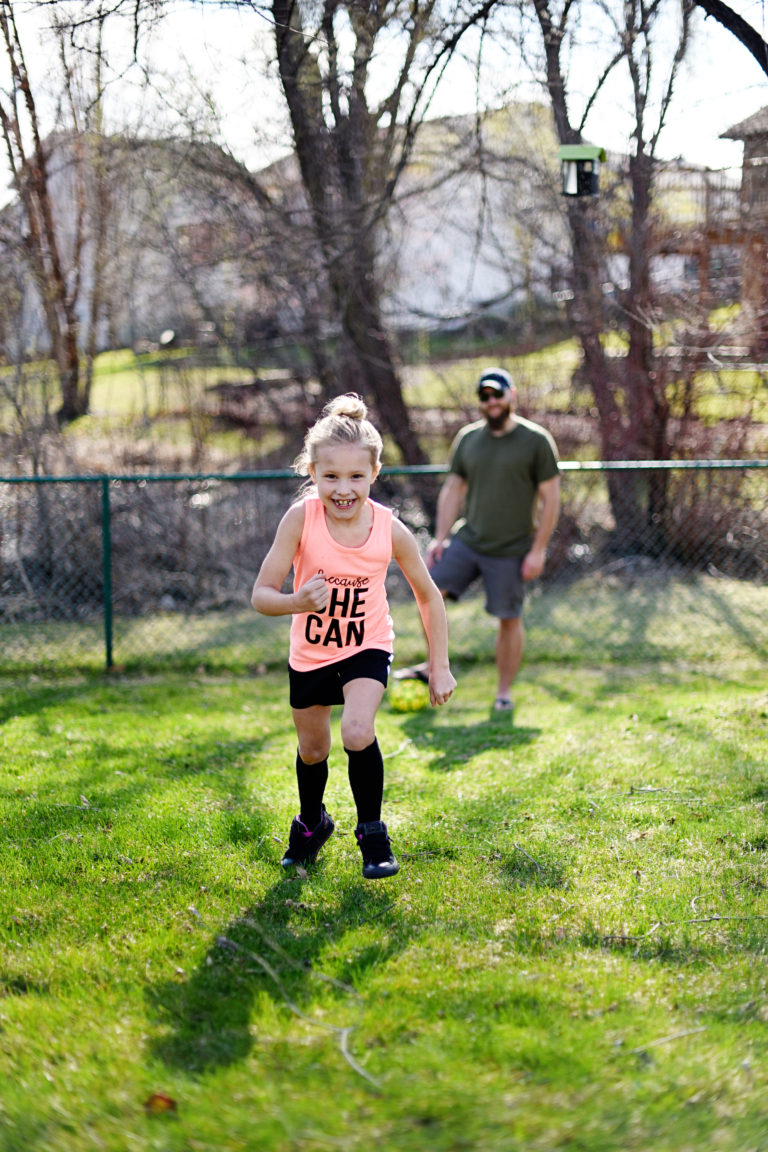 “Because She Can” Girl Power Tank Top + Soccer Mom Emergency Kit Tutorial