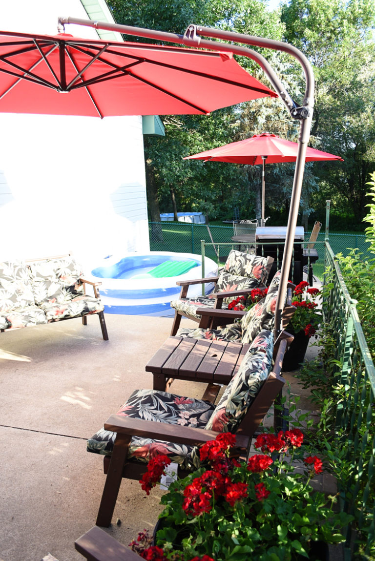 Back Patio Ideas on a Budget: Our Back Patio Tour