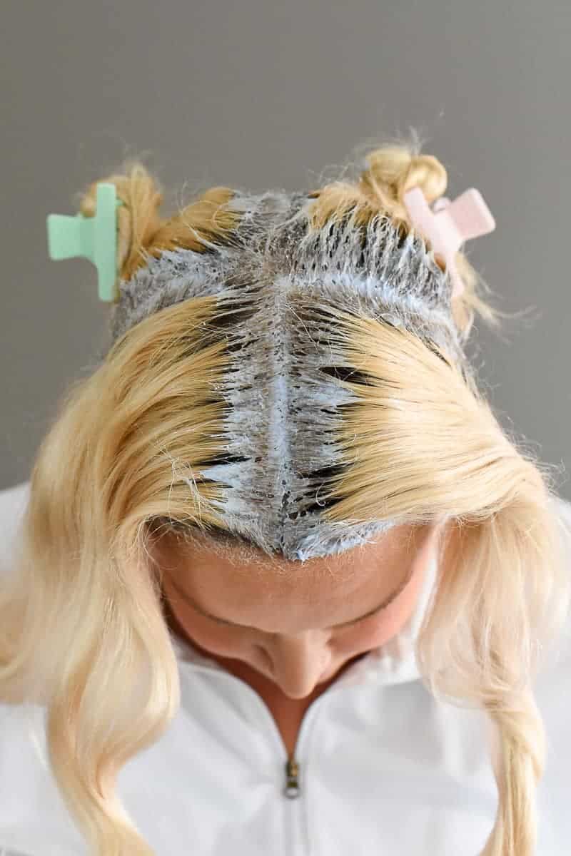 This easy to follow DIY tutorial will teach you the steps for how to bleach your hair at home safely and on a budget!