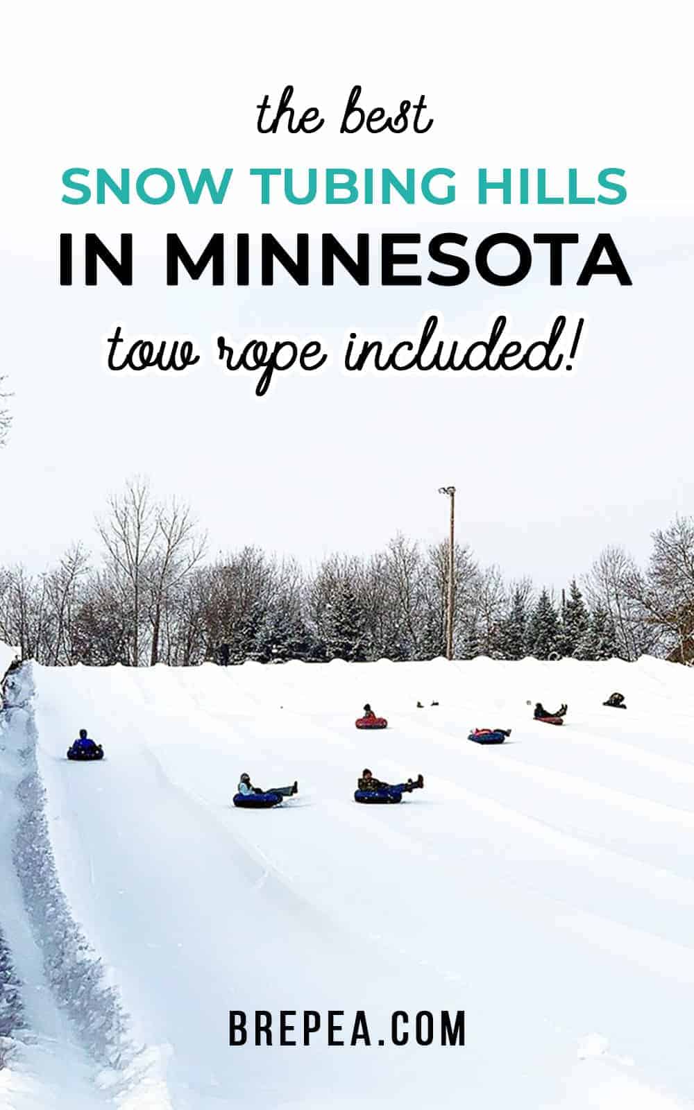 Best Snow Tubing Hills in Minnesota with Tow Ropes