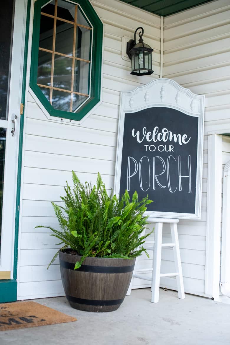 How I made Simple DIY Small Chalkboard Signs Out Of Thrift Store Art
