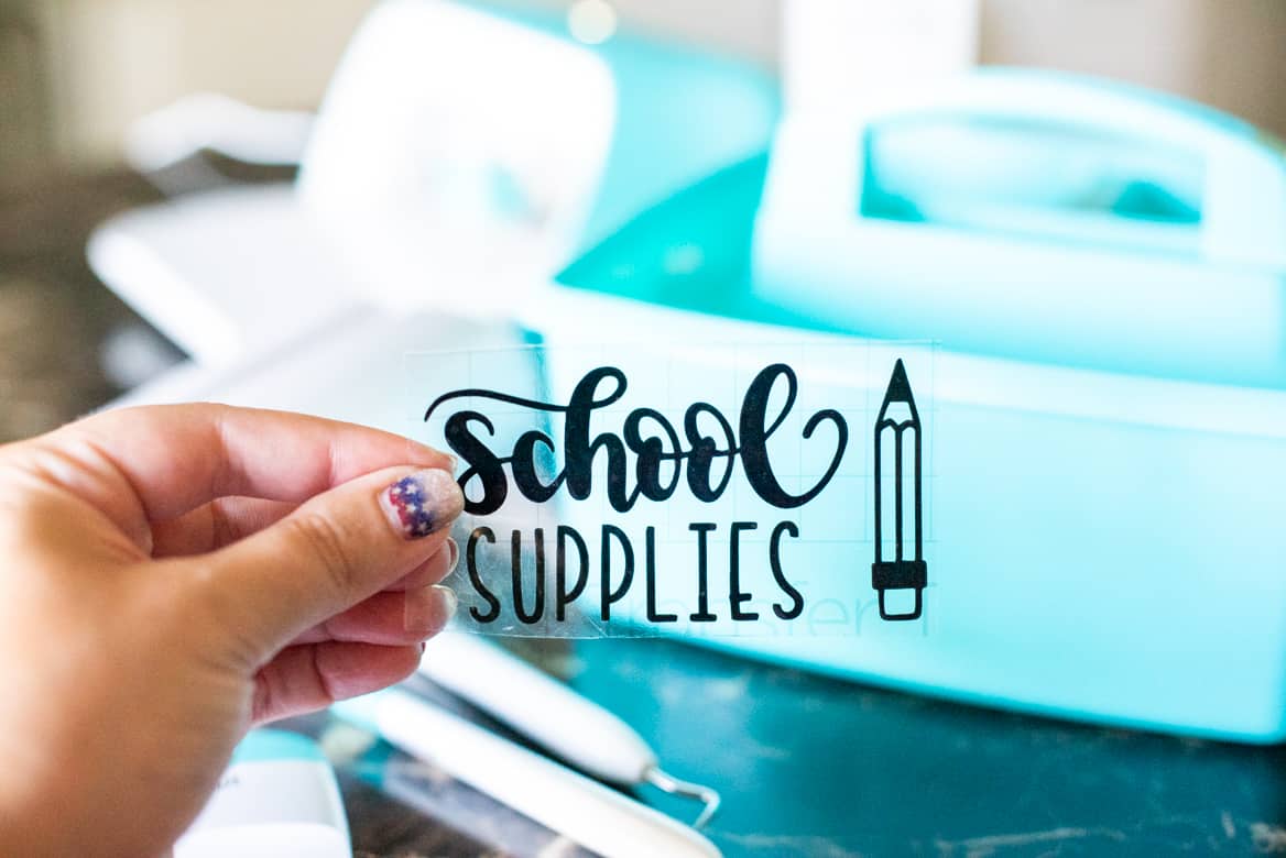 Personalize Back to School Supplies with Cricut Joy