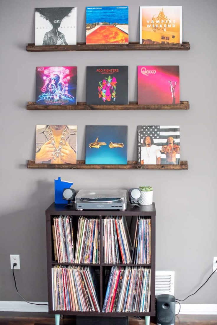 Vinyl Record Wall Storage