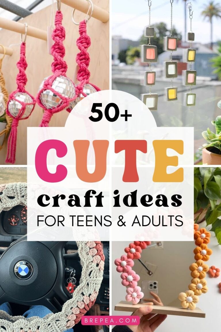 50+ Super Cute Crafts and DIY Ideas for Teens and Adults | Bre Pea